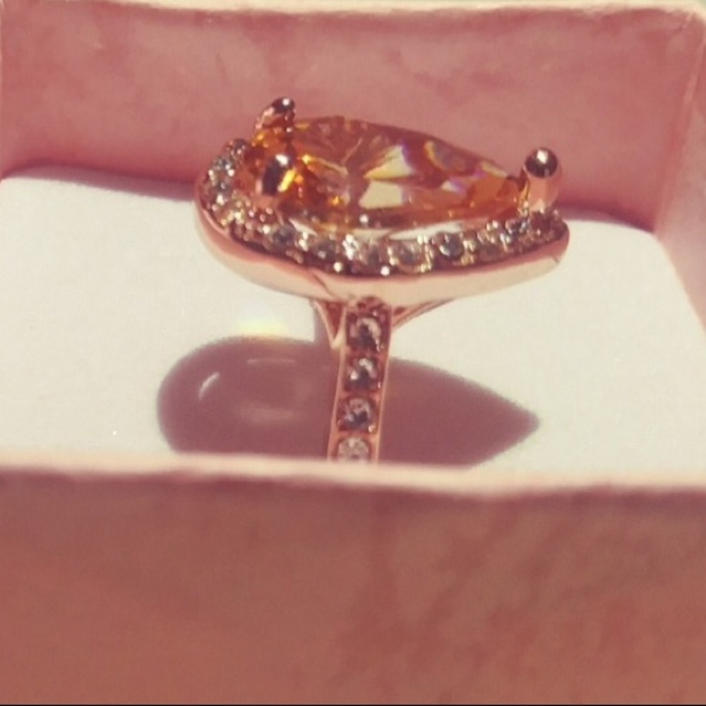 🌺Rose Gold Morganite ring set - Picture 5 of 7